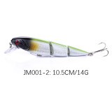 Minnow Fishing Lure Artificial Bait Swim Bait Jointed Bait Hook Crankbait Wobbler Fishing Tackle