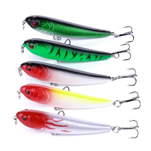 Floating Pencil Fishing Lure 7CM-5.7G-8# TopWater Hard Lures Baits Wobblers Artificial Hard Bait Fishing Tackle
