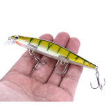 Minnow Fishing Lure Laser Hard Artificial Bait 3D Eyes 11cm 13g Wobblers Fishing Tackle Slow Sinking