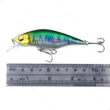 11.8G 9.2CM Top Minnow bait Steel ball inside Fishing Lures Floating Minnow Crank Wobbler Fishing Tackle Hooks Hard Bait Fishing Accessory