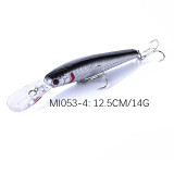 Minnow Fishing Lure 12.5cm 14g Topwater Hard Bait Wobbler Jig Bait Crankbait Carp Striped bass Pesca Fishing tackle SwimBait