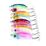 Fishing Lure Minnow Crankbait Hook pike trolling Swim Bait pesca isca Artificial Hard bait floating fishing tackle ,10g/0.35oz,6cm/2.36