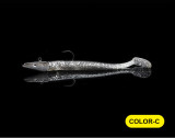 10g Lead Head Jigs Soft Fishing Lures with Hook Sinking Swimbaits for Saltwater and Freshwater