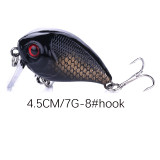 Crank Bait Fishing Lure 7g/4.5cm Hard Baits Swimbaits Boat Ocean Topwater Lures for Trout Bass Perch Fishing Lures