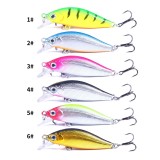 5CM 3g Mini Sinking Minnow Fishing Lure Hard Artificial Bait Fishing Wobblers Pike Carp Bait Fishing Tackle
