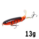 Fishing Saltwater Whopper Popper 10cm/13g Topwater Crappie Fishing Lures Floating Wobbler Spinner Baits Lure for Bass Fishing