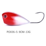 Popper bait Hard Bait Fishing Baits 8cm/13g Artificial Crankbait Lures Popper Topwater Tackle