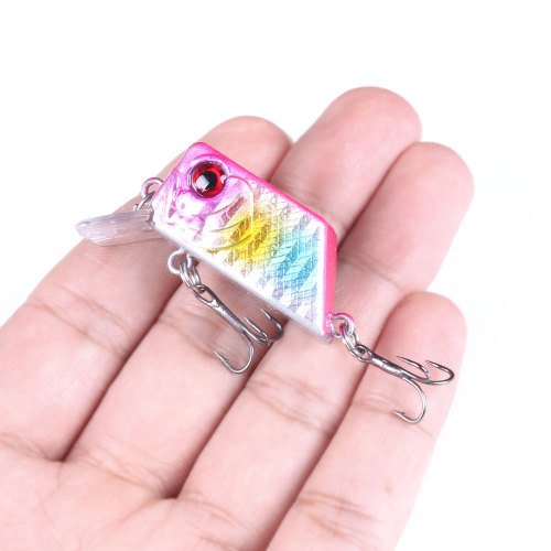 Cube Mini Crankbaits Wobblers Pike Fishing Lure 4.5cm 7g Minnow Lure Hard Artificial Fishing Tackle Bait