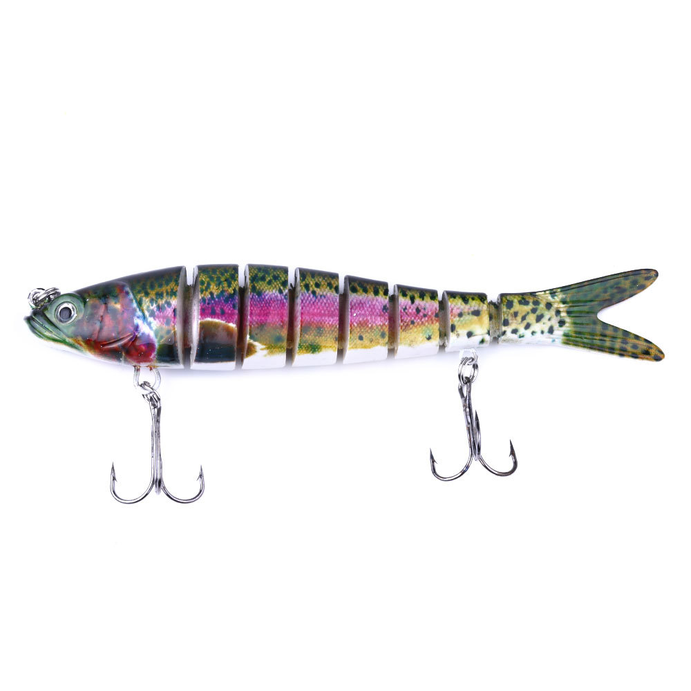 Multi Jointed Swimbait Minnow Fishing Lures 27g trout swimbait Sea fishing  lure Artificial Jerkbait