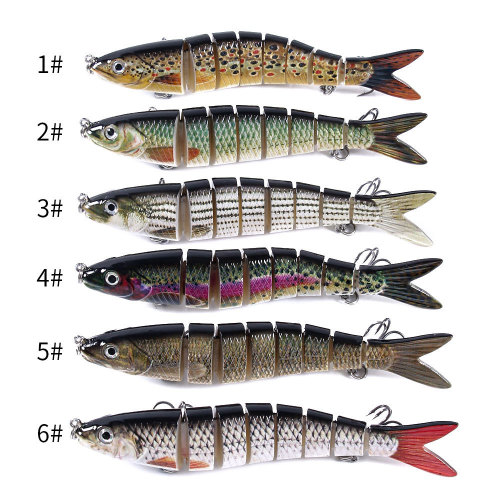 12.5cm 22g Jointed Swimbait Sinking Wobblers Fishing Lures Hard Bait Fishing Tackle For Bass Isca Crankbait