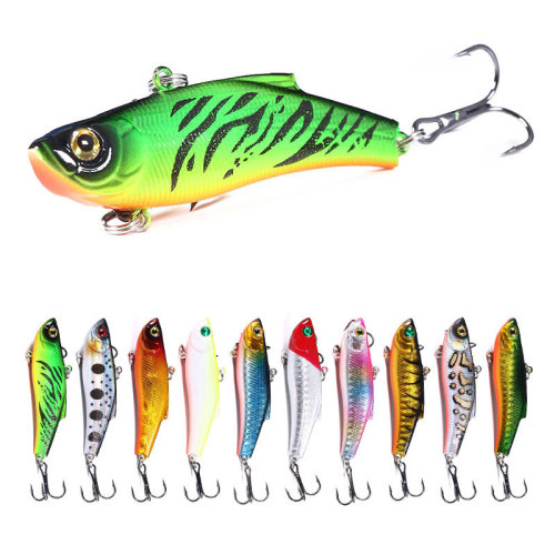 7cm 18g 6#hooks game VIB hard fishing lures wobble bass pike peche fishing baits isca de pesca fishing tackles