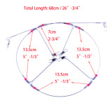 Stainless Steel Fishing wire with Splitter , Fishing steel wire