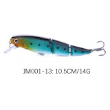 Minnow Fishing Lure Artificial Bait Swim Bait Jointed Bait Hook Crankbait Wobbler Fishing Tackle