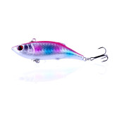 Fishing Lure 7.5cm 10g 3D Game VIB Bait Isca Pesca Tackle Artificiais Hard Bait 6# Hooks Vibrator Bass