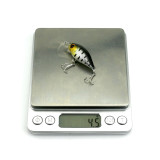 5cm 4g Fishing Lures Crank Baits Mini Crankbait Wobblers 3D Fish Eye Artificial Lure Bait with Lifelike Fake Lure