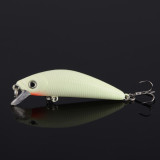 Luminous Fishing Lures hard fishing baits Glowing Minnow lure for night fishing, 8cm/3.14