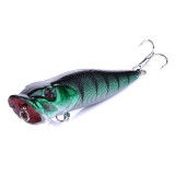 Popper Fishing Lures 9CM-12G-6# Topwater Bait Crankbait Wobbler Tackle Isca Poper Floating Top Water pike Lures