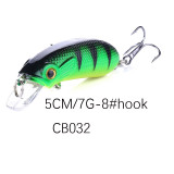 5cm 7g TopWater Fishing Lures Crankbait Swimming Crank Baits Artificial Swimbait Wobblers Fish Tackle