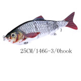 25cm 146g Multi-Jointed Swimbait Sea Fishing Lure Big Bait for Bass Pike Salmon Artificial Hard Wobbler Tackle
