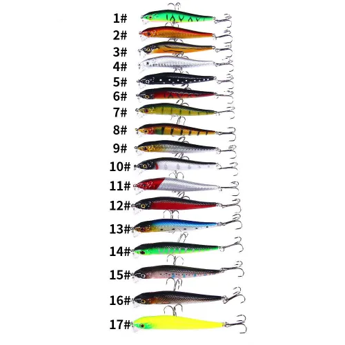 Minnow Lure Crankbait Fishing Lure Isca Artificial Hard Bait Trolling Wobblers on Pike Pesca Carp Peche Tackle