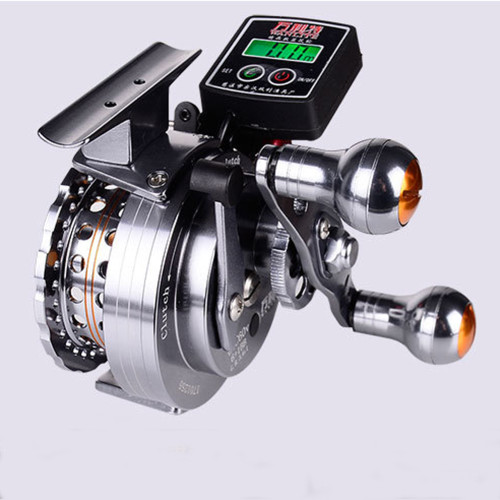 Aluminium alloy Electric count wheel fly fishing reel 6+1 BB bass fishing gear 3.6:1 fly fishing wheels