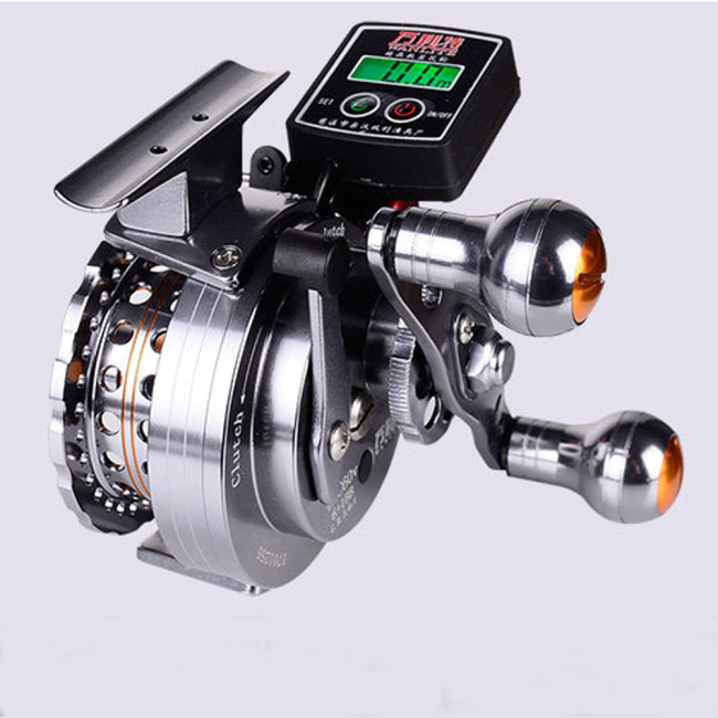 Aluminium alloy Electric count wheel fly fishing reel 6+1 BB bass fishing gear 3.6:1 fly fishing wheels