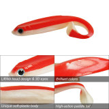 Soft Fishing Lures , Soft Split Tail Lure Jerk Minnow Swimbait
