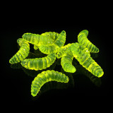 Soft Bait Worms 2cm/0.38g Maggot Trout Fishing Lures Artifical Silicone Bait Fake Food For Carp Fishing