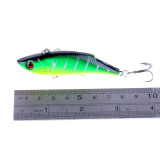 Fishing Lure 7.5cm 10g 3D Game VIB Bait Isca Pesca Tackle Artificiais Hard Bait 6# Hooks Vibrator Bass