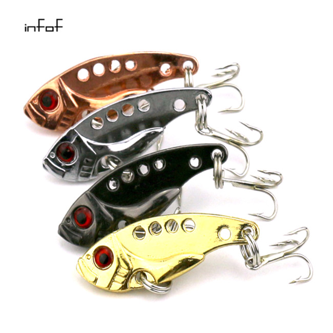 Fishing VIBE Baits Sea Metal Fishing Lures Vibration Spoon bait Bass fishing tackle