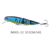 Minnow Fishing Lure Artificial Bait Swim Bait Jointed Bait Hook Crankbait Wobbler Fishing Tackle