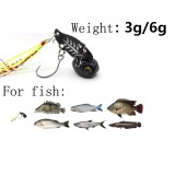 Metal VIB Fishing sink Lure bass Fishing Tackle Pin Feather Crankbait Vibration Spinner Sinking Bait 3 g /6 g