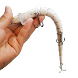 Fishing Jointed Minnow Lures,with High Carbon Steel Anchor Hook, Lifelike Multi Jointed Artificial Swimbait