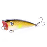Hard plastic popper fishing lure 6cm 6.3g topwater swimbait crankbait fishing tackle