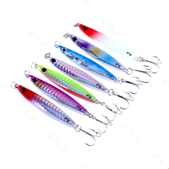 Metal Spoon Jigs Carp Fishing Lure 14g 21g Crankbait Jig Spoons Wobbler Bait Sea Fishing Lures Pesca