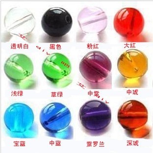 4mm 6mm 8mm 10mm Fishing glass beads