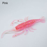 Soft Baits Shrimp 2.56 /0.12oz Soft Fishing Lure Shrimp Artificial Silicone Bait