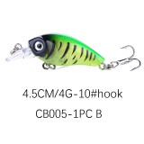 4g/4.5cm Crankbaits Lure Fishing Hard Baits Swimbaits Boat Ocean Topwater Lures Kit Fishing Tackle For Trout Bass Perch Fishing Lures