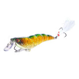 Minnow Shrimp Fishing Lure 10.5cm 13g Trout Crank Artificial Hard Bait Crankbait Freshwater Tackle