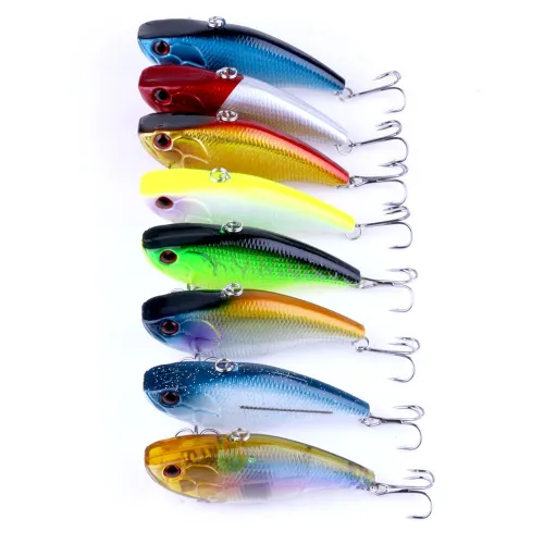 7.5cm 18.6g Hard VIB Fishing lures Sinking Crankbait Fishing Tackle Diving Jig Wobbler Lure