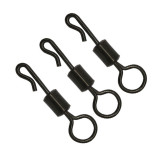 Extended Carp Fishing Q Shape Snap Matte Black Carp Fishing Accessories