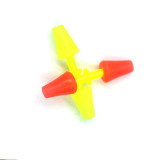 100 pieces/bag Carp Fishing Anti-winding Swivels Silica Gel Fishing Line Clip Connector