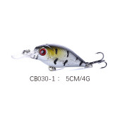5cm 4g Fishing Lures Crank Baits Mini Crankbait Wobblers 3D Fish Eye Artificial Lure Bait with Lifelike Fake Lure