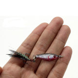 2.5CM/4G Mini Fish Lead Sinker with Treble Hooks Jig Head Hooks Metal Trout Baits Saltwater Fishing Lures