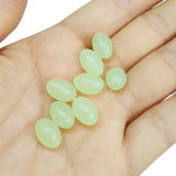 Soft Rubber Glow Oval Fishing Beads Eggs Fishing Stop Luminous Stopper Night Fly Fishing Accessories pesca