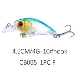 4g/4.5cm Crankbaits Lure Fishing Hard Baits Swimbaits Boat Ocean Topwater Lures Kit Fishing Tackle For Trout Bass Perch Fishing Lures