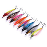 Submerged Minnow Fishing Lure Wobblers Hard Bait 8.5CM-7.2G-6# Jerkbait for Twitch Diving Depth 0.6-1.8M