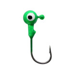 Painted Jigheads Hook Round Double eye Fishing Jigs Hooks Jigging Worm Hook for Soft Bait
