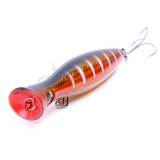 Popper Fishing Luya Lures 13CM 43G Topwater Hard Fishhook River Sea Simulation Baits 3D Fishs Artificia Spinning Tackle