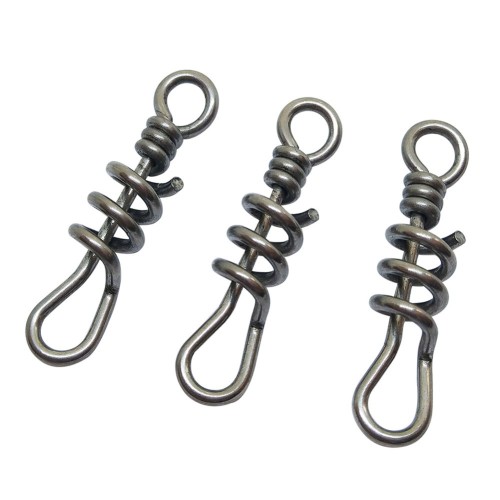 Swivels Fishing Connector Screwed Snap Swivel Hook Sea Fishing Tackle Stainless Steel